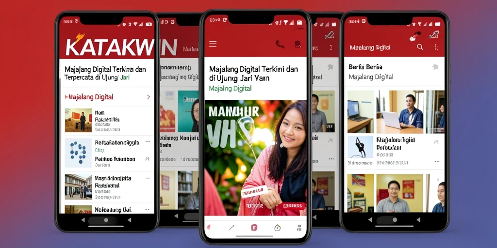 Tampilan antarmuka KATAKWIN yang modern dan fungsional.