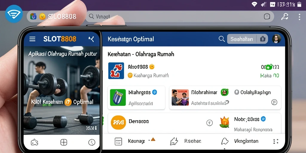 Antarmuka SLOT8808 yang user-friendly untuk olahraga rumah.