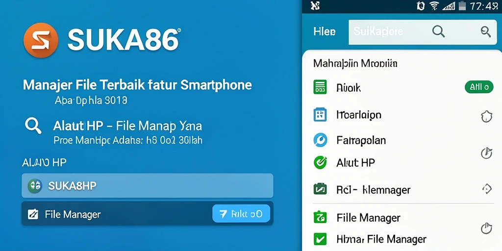 Tampilan antarmuka utama SUKA86 yang menonjolkan kemudahan penggunaan.